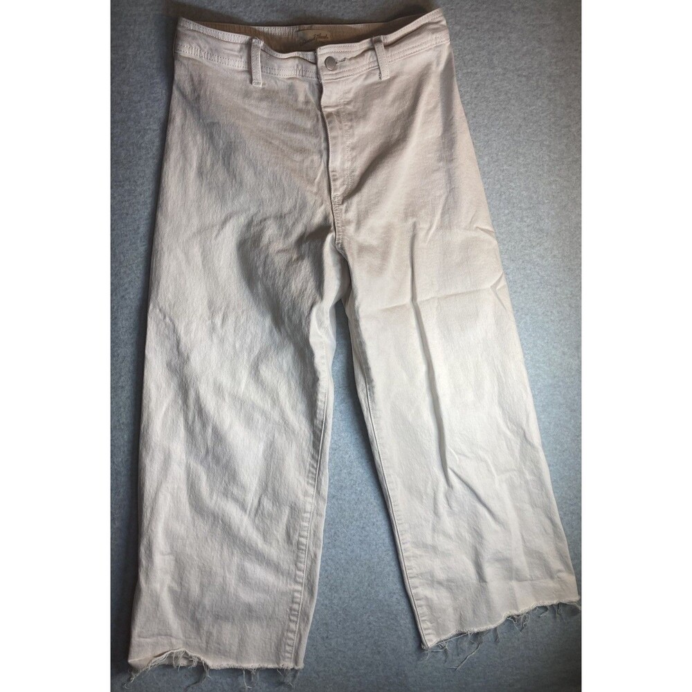 Universal Threads Khaki Sailor Pant Sz 8 High Rise Wide Leg Grunge Boho Preppy